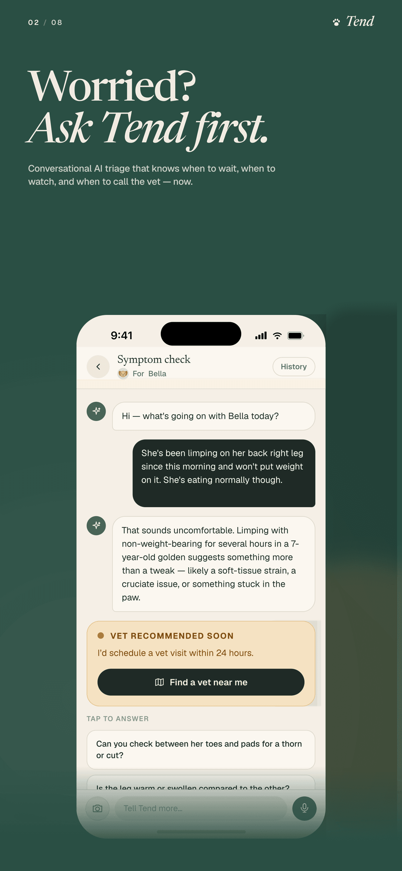 Tend screenshot 2
