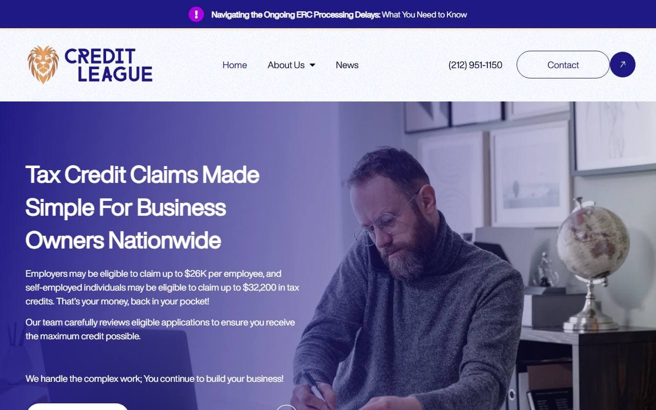 Credit League website